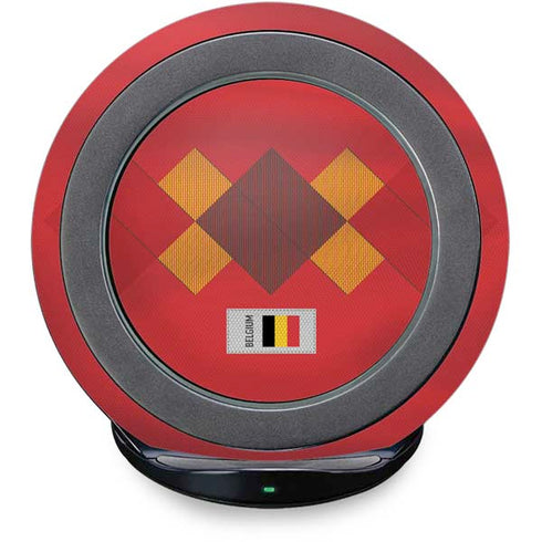 Belgium Soccer Flag Fast Charge Wireless Charging Stand Skin